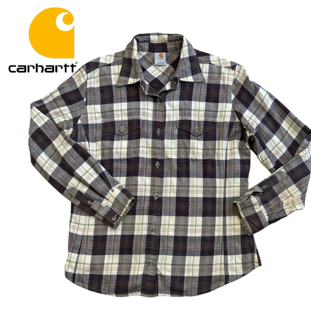 Carhartt Men’s Cotton Flannel Shirt - Size L